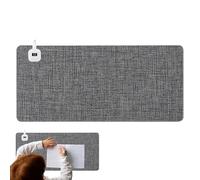 Electric Heated Desk Mat - Quick Warming Keyboard and Mouse Pad, Soft Non-Slip, Efficient Winter Work Accessory | Ideal for Home Office Study Apartment Computer Use Cold Season