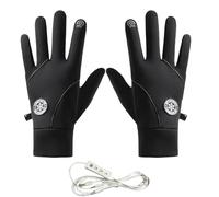 Electric Heated Gloves - Warm Glove Liners For Women & Men With Touch Screen, Adjustable Temperature Settings, Unisex Thermal Wear | Cycling, Fishing, Skiing, Hiking, Outdoor Activities, Daily Commuti