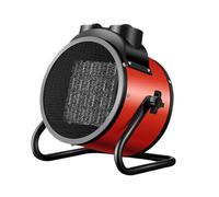 Electric Heater - PTC Ceramic 21x18.5x16.5cm | Safe Fast Heating Compact Fan, Portable Room Space Heater With Metal Anti-Scald Cover For Desk Office Bedroom Garage Camping And Tent Use