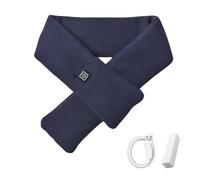 Electric Heating Scarf, Intelligent Electric Heating Scarf, Heated Scarf for Women Rechargeable, Electric Scarf Heated for Women, Electric Scarf (Navy,Free Size)