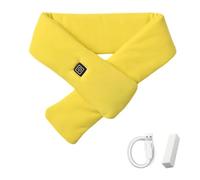 Electric Heating Scarf, Intelligent Electric Heating Scarf, Heated Scarf for Women Rechargeable, Electric Scarf Heated for Women, Electric Scarf (Yellow,Free Size)