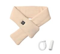 Electric Heating Scarf, Intelligent Electric Heating Scarf, Heated Scarf for Women Rechargeable, Electric Scarf Heated for Women, Electric Scarf (Beige,Free Size)