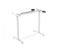 Electric Height Adjustable Desk Frame Single motor, 2-stages, white