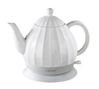 Electric Kettle Ceramic Cordless Kettle 1.2 L White + UK Adapter