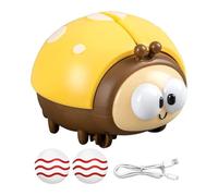 Electric Kids Floating Ball Toy, Ladybug Early Educational Interactive Set, USB Charging Float Ball for Classroom, Preschool, Kindergarten, Playroom, Travel, and Christmas, 9.5x8.5x7cm