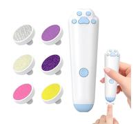 Electric Kids Nail Trimmer, Battery Powered Manicure Nail File | 6 Replacement Heads, Compact Nail Care Device for Children Home Bedroom Living Room Dormitory Travel Daily Use