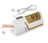 Electric Knife Sharpener - Rechargeable Home Kitchen Tool, Precision Sharpening System, Fast Maintenance Accessory, Safe Blade Restoration Device, Convenient Countertop Utility | For Everyday Use