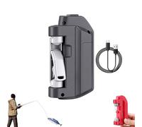Electric Knot Assist,Electric Lure GTt Knotters,Fishing Knot Tying Tool,Quick Tying Device Fishing Hook Tier Knots for Fishing Lovers (Gray)