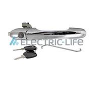 ELECTRIC LIFE Tirador Puerta Izquierda Plástico para Fiat 500 312_ verchromt