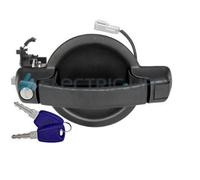 ELECTRIC LIFE Tirador Puerta Trasero Plástico para Fiat Doblo 119 Negro ZR80622