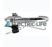 ELECTRIC LIFE ZR80605 - Tirador de puerta izquierda, cromo y plástico