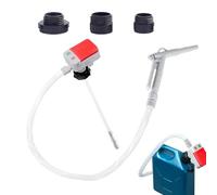 Electric Liquid Pump - High-Flow Siphon with Auto Shutoff for and Water Transfer, 3.2gpm Pump with 3 Connectors and Hose for Automotive Construction Farm Tanks, Easy Use