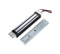 Electric Magnetic Lock, DC12V 180kg/350Lbs Electric Magnetic Lock Holding Force Electromagnetic Lock Fail Safe NC Mode for Door Access Control System