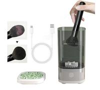 Electric Makeup Brush Cleaner, Automatic Cosmetic Cleaning Machine, Multi-Functional UV Drying System, Energy-Saving Brush Washer For Eyeshadow And Face Brushes, 15.4x7.6cm