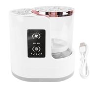 Electric Makeup Brush Cleaner, USB Electric Makeup Brush Cleaner Clear View 850RPM 2H 5H Timer Detachable Makeups Brushs Cleaner Dryer Machine