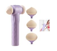Electric Makeup Sponge, Authentic Vibrating Blender, Soft Makeup Blending Tool, Electric Cosmetic Sponge Applicator for Foundation Concealer Cream Professional Daily 1.2x3.1in