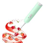 Electric Milk Frother Wand, Automatic Coffee Foam Maker, Handheld Drink Mixer, Portable Milk Whisk For Latte Art And Hot Beverages, White, Green AND Pink