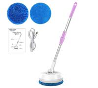 Electric Mop | 180-degree Rotation Floor Cleaner Machine Cordless,Hardwood Floors Round Cleaner, Lightweight Vacuum Cleaners For Cleaning