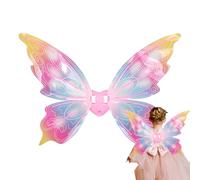 Electric Moving Butterfly Wings - 75 x 53 x 8 cm Princess Cosplay Dress Up Wings - Glimmering And Enchanting Glowing Butterfly Angel Practical And Thoughtful Moving Wing For Christmas Party Disfraz