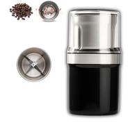 Electric Multi-Use Cup Grinder - Large Capacity Stainless Steel, Coffee Grinders for Home Use, for Coffee Beans, Detachable Cup, Easy to Clean (Criss-Cross Blade)