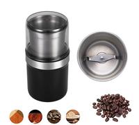 Electric Multi-use Cup Grinder, Large Capacity Stainless Steel, Electric Spice Grinder, Detachable & Washable, Grinder for Kitchen, for Coffee Beans, Spices & Herbs (black,Single Cup A)