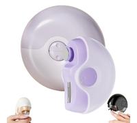 Electric Nail Clipper, 2 in 1 Electric Polishing Automatic Nail Clippers, Automatic Nail Clipper (Purple)