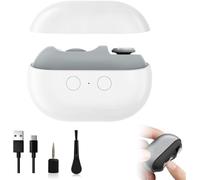 Electric Nail Clipper,Automatic Electric Nail Trimmer with Polishing & LED Light,2 Speeds, Magnetic Cover, USB Charging with Debris Collector for Adults, Kids & Seniors (White)