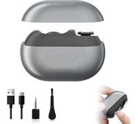 Electric Nail Clipper,Automatic Electric Nail Trimmer with Polishing & LED Light,2 Speeds, Magnetic Cover, USB Charging with Debris Collector for Adults, Kids & Seniors (Gray)