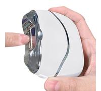 Electric Nail Clippers - ABS Stainless Steel 7.4x7.3x3cm | Battery Powered Fingernail Cutter With Low Noise | Portable Nail Cutting Tool For Home Hotel Travel Airplane School Subway