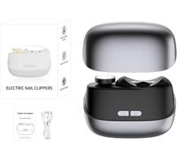 Electric Nail Clippers for Seniors,Nail Cutter,Smart Nail Clippers 3 in 1 Electric Toenail Clipper with Polishing Light,Smart Toenail Clipper 2 Adjustable Speeds for Adults,Baby (D) Nice processing