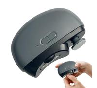 Electric Nail Clippers, Rechargeable Nail Shiner, Electric Manicure Pedicure Tool, Safety Fingernail Trimmer for Kids, Polisher Device for Smooth Nails, Blue, Orange, Gray, 1 Set