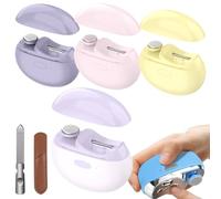 Electric Nail Clippers,Safety Polisher,Electric Nail Clipper with LED Light for Adults - For Women Men Kids Feet Hands Fingers Cuticle Care (4)