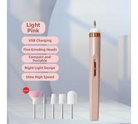 Electric Nail Drill Kit Rechargeable Cordless Portable(light pink) | Rechargeable para battery, cordless freedom, portable design, home and para travel use, easy carry