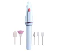 Electric Nail Drill Machine - Portable Cordless Nails File Set | Battery Powered Pen Shape Nail Care System, Professional Manicure Pedicure Tool For Gel Nails, Buffing, Grooming