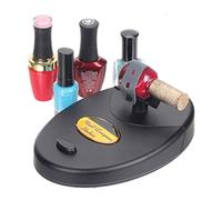 Electric Nail Drills Esmalte de uñas máquina de sacudir, Botellas de Barniz de Gel de uñas Ajustables sacudiendo la máquina de Enchufe UE, Black