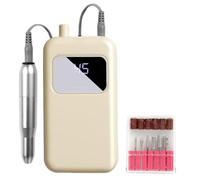 Electric Nail File - 4.72inch Electric Nail Drill | ABS Manicure Tool - 45 speed rechargeable manicure tool for gel removal shaping polishing home salon travel nails care use