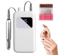 Electric Nail File - 45 Speed Professional Manicure Tool | Precise Gel Removing Electric Nail Trimmer with Adjustable Speeds, Handheld Nails Care Device for Beginners, Salon, Home, Travel