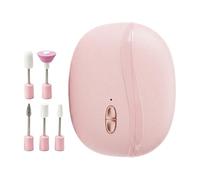 Electric Nail File - Cordless Nail Drill with LED Light and Dust Collector | 5 Grinding Bits | USB Rechargeable Design with Debris Collection for Manicure Pedicure Gel Nail Care at Home Salon or Travel