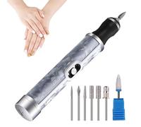 Electric Nail File - Electric Nail File for Thick Toenails, Toe Nail Grinder Kit for Thick Nails | Cordless 4 Speeds Professional Nail Removing Acrylic Nail Tools for Edge Shaping Polishing Grinding N