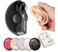 Electric Nail File Nail Clipper with Storage, 2 in 1 Electric Polishing Automatic Nail Clippers, Finger and Toes Nail Trimmer, Fingernail Clipper for Adults Seniors Young Nail Care (Black)