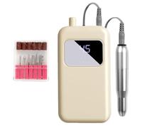 Electric Nail File, Portable Nail Drill Machine, Pocket Size Nails Shaper with Adjustable Speed, Nails Care Tool with Stable Performance, Manicure Pedicure Device for Salon Home Travel Practice