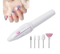 Electric Nail File, Professional Cordless Nail Drill Machine, Manicure Pedicure Tool for Polishing, Grinding, Trimming (6.3x1.18x0.75 Inches), Kit de cuidado de manos y pies