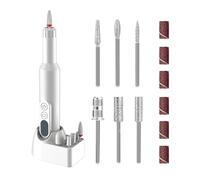 Electric Nail File, recargable Nail File, Low Noise Nail File, Electronic Nail File, Portable Nail Drill, Manicure Nail File, Flexible Nail File Tool, Nail Trimming Device