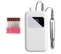 Electric Nail File - Stable Pocket-Sized Manicure Tool for Professionals | Rechargeable Electric Nails with Drill Kit, Salon Home Travel Practice for Mother Girlfriend Nail Care Grooming