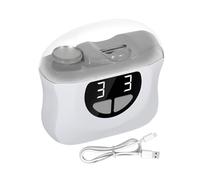 Electric Nail Trimmer, 3-Speed Quiet LED Fingernail Clipper, Automatic Polishing Nail Tool, Built-In Scrap Storage, Ideal for Baby Care, Elderly Grooming, Home Manicure
