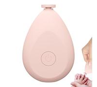 Electric Nail Trimmer - Drop Shape File, 4 Grinding Heads | Battery Operated Nail Care System, Polishing And Trimming Tool Kit For Adult Grooming At Home Safety Use