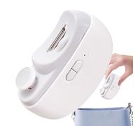 Electric Nail Trimmer For Adults, Led Light Fingernail Trimmer, Low Noise Nail Trimmer, Usb Rechargeable Fingernail Cutter, Safety Nail Trimmer For Seniors, 2-en-1 Nail Cutter And File