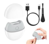 Electric Nail Trimmer - Two Speed Clipper Tool for Home Care | ABS Housing with LED Light Guidance, Quiet Nail Cutting Device with Debris Storage for Men Women Kids Seniors