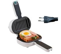 Electric Pan, Mini Waffle Press Toaster, Automatic Temperature Control, Easy Clean Cooking Griddle, Portable Food Maker for Restaurant Home Use, Cheese Hamburger Pocket Machine