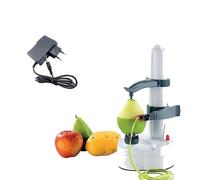 Electric Peeler, Safe And Easy To Use, Suitable For Potatoes And Some Other Smooth And Hard Fruits And Vegetables. 2 Spare Blades Are Given (White)